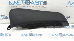 Боковушка заднього ряду сидінь права Mazda 6 18-21 шкіра чорна сіра строчка