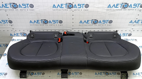 Подушка заднего ряда сидений BMW X1 F48 16-22 цельный, кожа черн, с каркасом и защелками