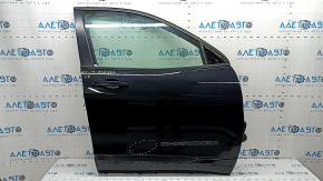 Дверь в сборе передняя правая Jeep Cherokee KL 14-23 keyless, черный PXJ, накладки в цвет, тычка, вмятины