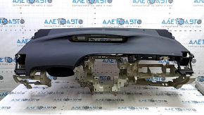 Торпедо передня панель з AIRBAG Toyota Prius 30 10-13 чорна, з бежевим каркасом, подряпини.