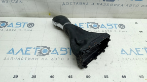 Ручка КПП VW Tiguan 18-24 кожа черная, без накладки, царапины
