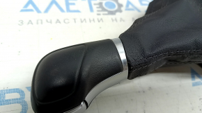 Ручка КПП VW Tiguan 18-24 кожа черная, без накладки, царапины