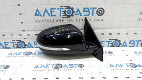Дзеркало бічне праве у зборі Kia Sorento 16-20 8 пінів, чорне, поворотник, підігрів, BSM