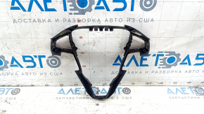 Накладка руля Ford Fusion mk5 17-20 черная с серой вставкой