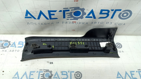 Накладка порога задняя левая Hyundai Santa FE Sport 13-16 черная