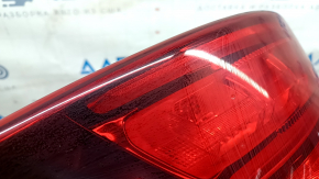 Фонарь внешний крыло левый Hyundai Santa FE Sport 17-18 рест, галоген, царапины