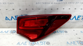 Ліхтар зовнішній крило правий Hyundai Santa FE Sport 17-18 рест галоген, подряпини
