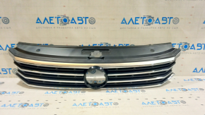 Решетка радиатора grill VW Passat b7 12-15 USA хром полоска