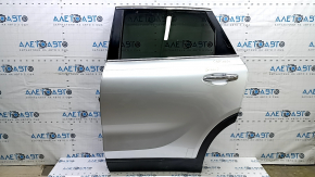 Дверь в сборе задняя левая Kia Sorento 16-20 серебро KCS помутнел молдинг