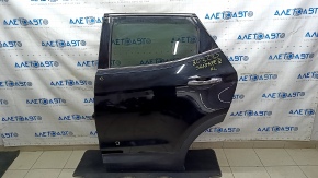 Дверь в сборе задняя левая Hyundai Santa FE Sport 13-18 черный S3B, тычки, царапины на накладке
