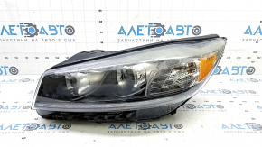 Фара передня ліва гола Kia Sorento 19-20 галоген + LED DRL, адаптив з накладкою та кріпленнями, під полірування