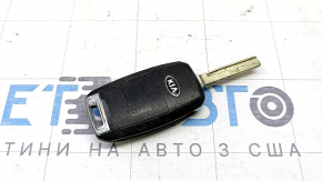 Ключ Kia Sorento 16-20 4 кнопки, потерт, вздулся хром, контакт с водой, рабочий