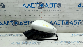 Дзеркало бічне ліве в зборі Mazda 3 19-22 4d 6 пінів, поворотник, підігрів, BSM, Japan built, біле