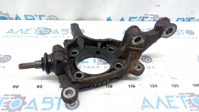 Цапфа передняя правая Subaru Outback 15-19 с шаровой, сорван болт кожуха, ржавая