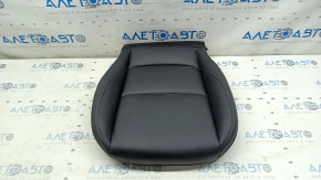 Обшивка подушки водительского сиденья Mazda 3 19-25 кожа черная, без подогрева