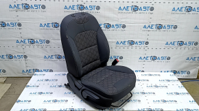 Пассажирское сидение Kia Niro 17-22 HEV, PHEV без AIRBAG, комбинированный серый, механическое, без подголовника, плд чистку, царапины на накладке