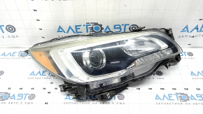 Фара передняя правая Subaru Outback 15-17 дорест, галоген, темная, под полировку
