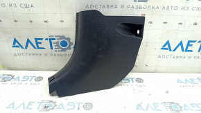 Накладка передней стойки нижняя левая Toyota Prius 50 16-22 черная, затертая