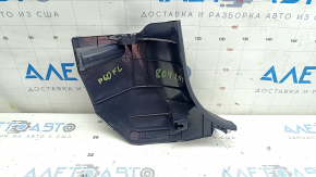 Накладка передней стойки нижняя левая Toyota Prius 50 16-22 черная, затертая
