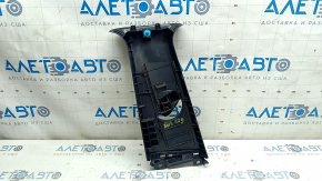 Накладка центральной стойки верхняя ремень правая Toyota Prius 50 16-22 черная, царапины