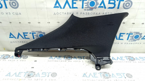 Накладка задньої стійки верхня ліва Toyota Prius 50 16-20 чорна, потерта