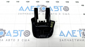 Заглушка салазки пассажирского сидения задняя правая Subaru Outback 15-19 черная, царапины, надломана
