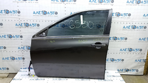 Дверь в сборе передняя левая Toyota Camry v55 15-17 usa, графит 1H1, keyless, тычки на молдинге