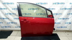 Двері в зборі передня права Toyota Prius 50 16-18 keyless, червоний 3T7, тичка, подряпини