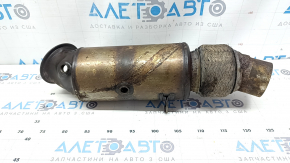 Катализатор BMW X5 F15 14-18 N55 ржавый, обломаны болты, порвана сетка