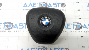 Подушка безпеки airbag в кермо водійська BMW X5 F15 14-18 чорна Sport, іржавий піропатрон