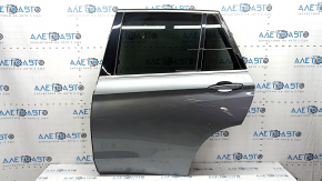 Двері в зборі задня ліва BMW X5 F15 14-18 тонування, keyless, графіт A52M, без переднього ущільнювача, вм'ятина, подряпина на склі