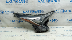 Фара передня права Toyota Prius 50 16-18 LED, зламане кріплення фішки