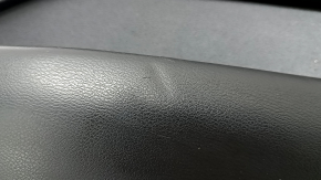 Обшивка дверей картка задня права BMW X5 F15 14-18 шкіра чорна Dakota без шторки, Harman Kardon, вставка та підлокітник чорна шкіра, молдинг під дерево, з підсвічуванням та ручкою, подряпини, надриви,
