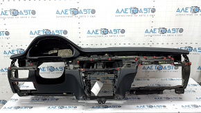 Торпедо передня панель без AIRBAG BMW X5 F15 14-18 шкіра чорна Dakota, під проекцію, подряпини