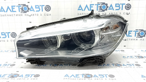 Фара передня ліва в зборі BMW X5 F15 14-18 ксенон з кріпленнями, пісок