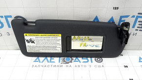 Козырек правый Audi A4 B8 13-16 рест седан, черный, без крючка