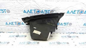 Перчаточный ящик, бардачок Fiat 500 12-19 черный, 2 части, царапины