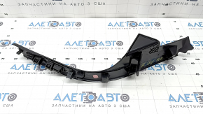 Накладка порога задняя правая BMW X5 F15 14-18 черная под 2 ряда с хром вставкой, царапины, вмятина