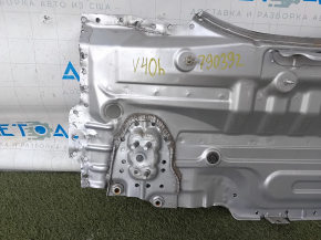 Задняя панель Toyota Camry v40 высверлеена, серебро, ржавая