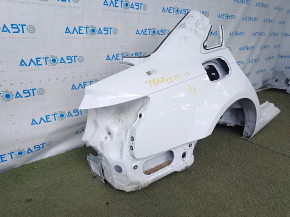 Четверть крыло задняя правая Audi A4 B9 17-24 отпилена, белая, тычки