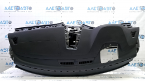 Торпедо передняя панель с AIRBAG Volvo XC60 18-26 кожа черная под проекцию