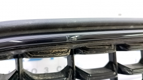 Решетка радиатора grill Volvo XC60 22-26 R-Design,с эмблемой, под камеру, с уплотнителем, царапины, песок