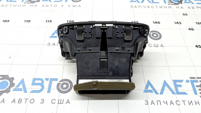 Дефлектор воздуховода центральной консоли Audi A4 B8 13-16 рест черный с хром, царапины