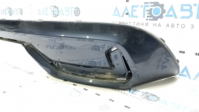 Губа заднего бампера Volvo XC60 22-26 синяя, R-Design, царапины
