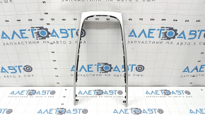 Накладка центральной консоли Audi A4 B8 13-16 рест, алюминий, царапины, тычка