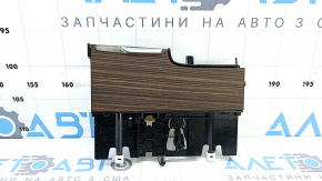 Бокс кишеня центральної консолі Volvo XC60 18-26 під дерево Linear Lime із хромом