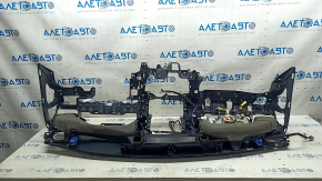 Торпедо передняя панель с AIRBAG Toyota Venza 21-24 черная, под чистку