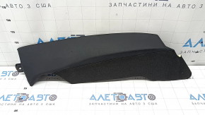 Боковушка заднего сиденья правая Audi A4 B8 13-16 кожа черная Nappa, примята