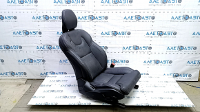 Пасажирське сидіння Volvo XC60 22-26 з airbag, електричне, підігрів, вентиляція, шкіра чорна Nappa з перфорацією та колінним підпором, з блоком управління, під чищення