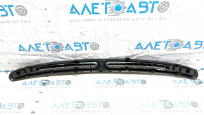 Решетка обдува стекла длинная Fiat 500 12-19 черная